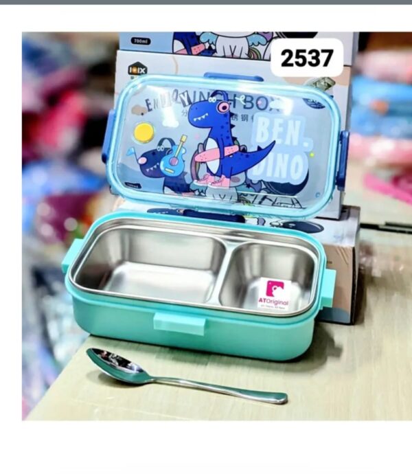 Lunch Box Stainless Steel With Spoon