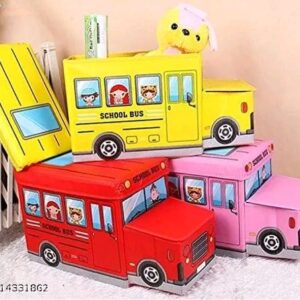 Bus Shape Storage Box and Stool