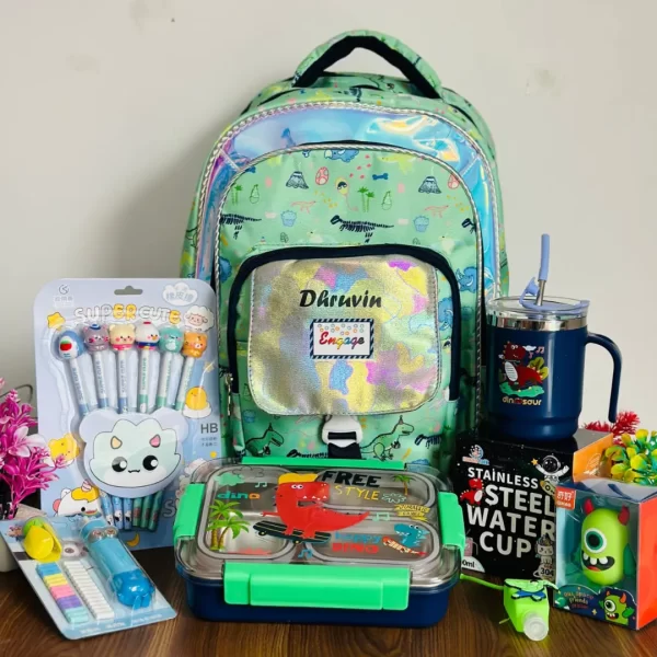 Dino theme school backpack hamper - Image 4