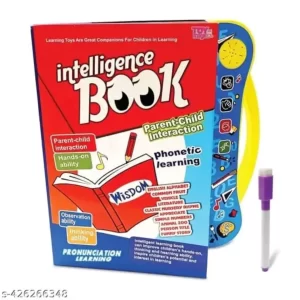 Kids Book Intelligence Book Sound Book for Children, English Letters & Words Learning Book, Fun Educational Toys. Activities with Numbers, Shapes Learning Book for Toddlers