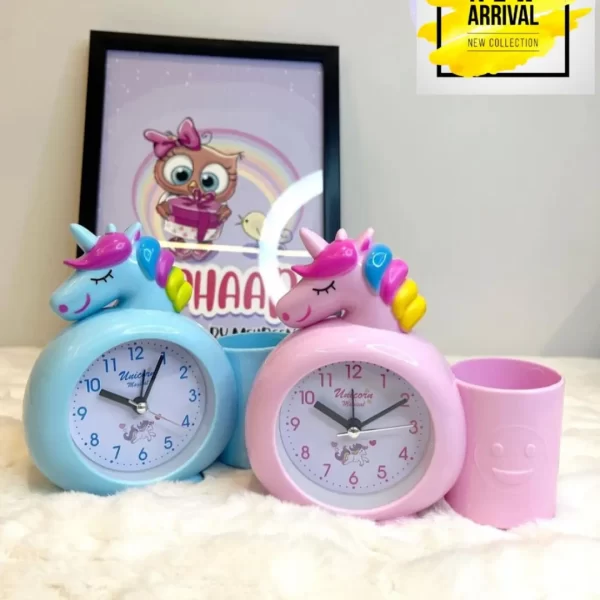 Alarm clock in unicorn shape